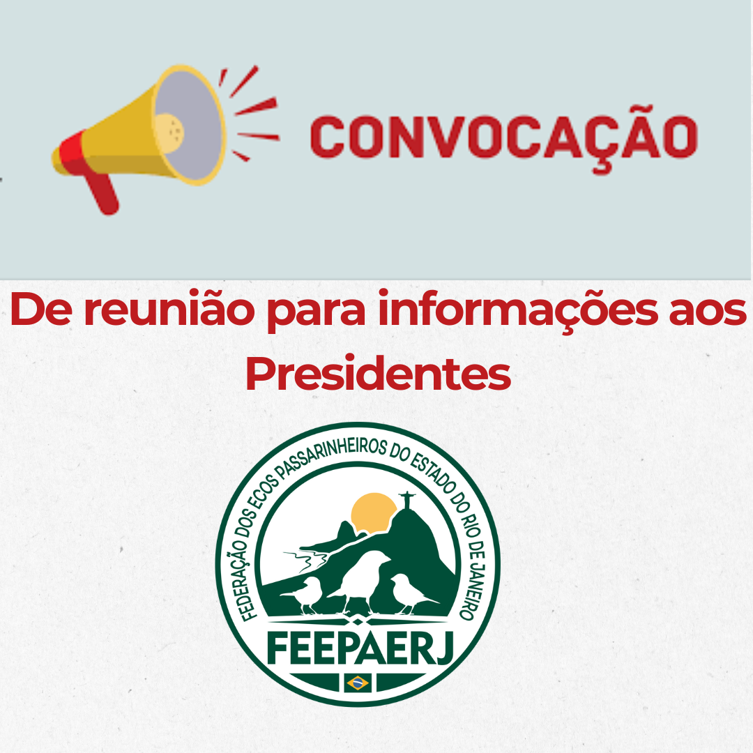 Convocação Reunião de Presidentes